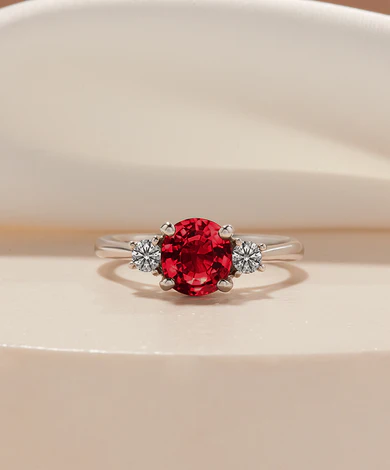 Ruby and Diamond Ring. (Contact us for price)