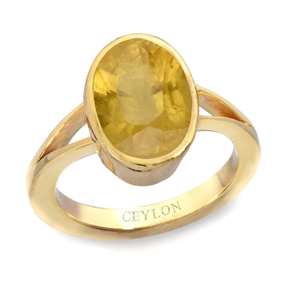 Yellow Sapphire Ring. (Contact us for price)
