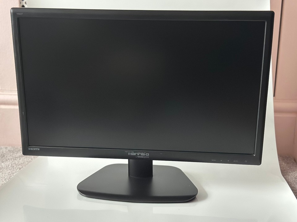 Hanns.G HS221 22" Monitor Full HD 1080p HDMI VGA Fully Working