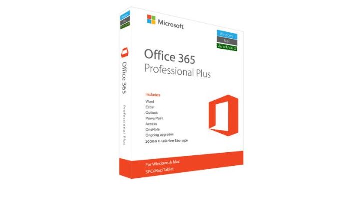 Microsoft Office 365 Account (1-Year Subscription, 5 Devices, 100GB OneDrive)