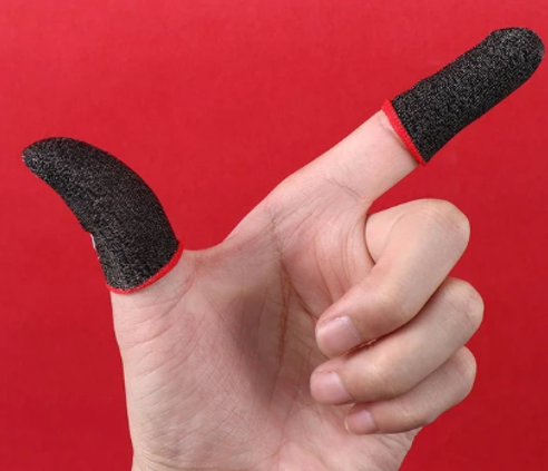 Game gloves in different colors for touchscreen 2 pieces