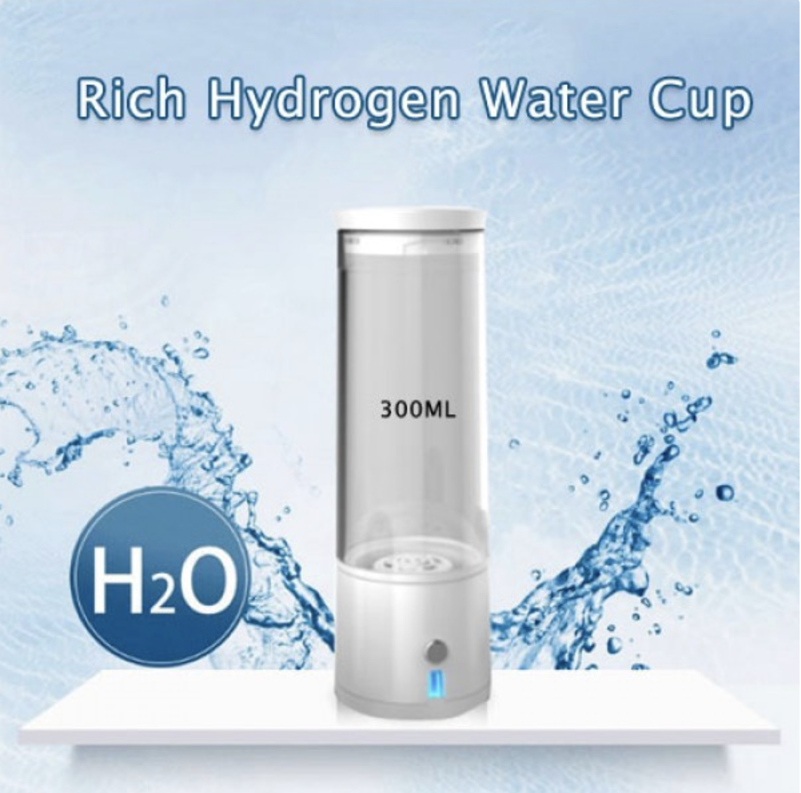 Rich hydrogen water cup 300ML