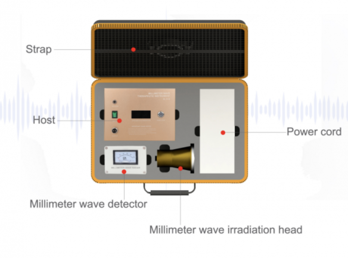 Newest Millimeter Wave Therapy Machine support Three Probes for Cancer Diabetes Healing