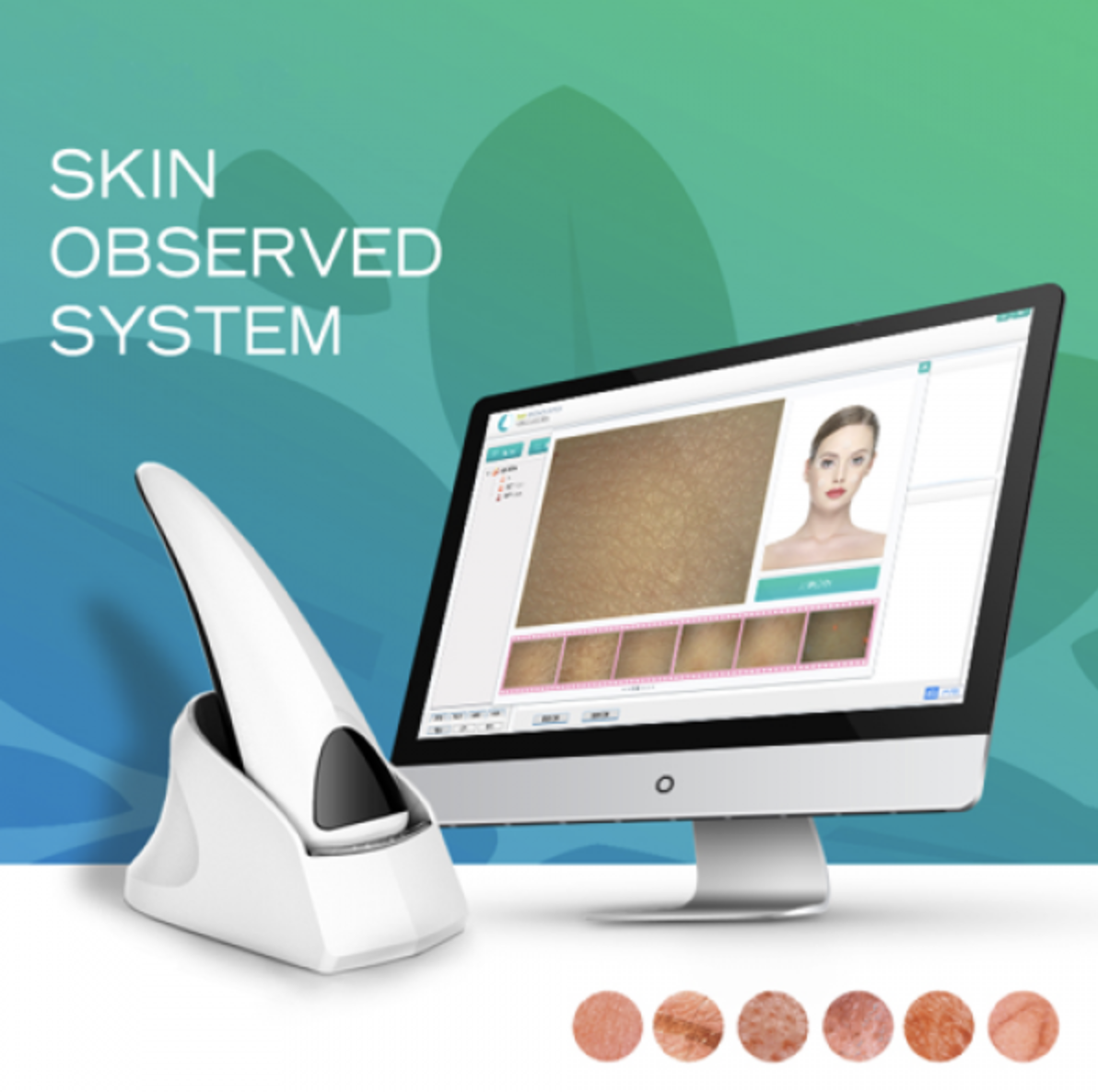 New Portable Skin Analyzer For Diagnosis Epidermis and Dermis and UV Layer