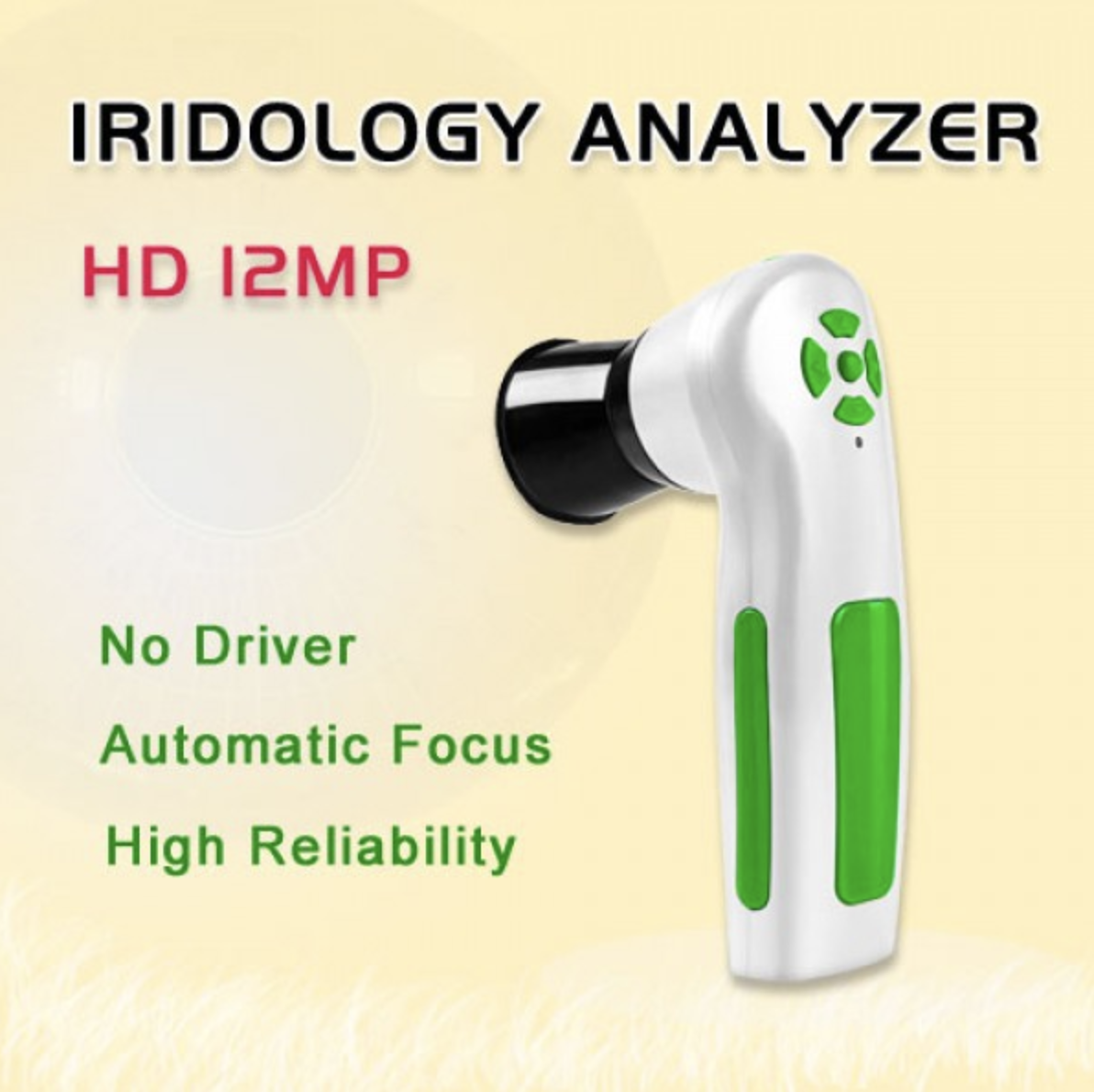 12MP Iriscope 3 In 1 support Iridology and Skin and Hair LENS