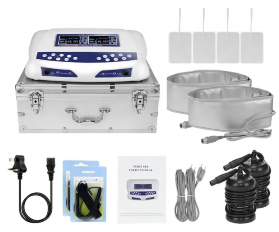 Newest Dual Ionic Detox Cleanse Spa Machine 3 In 1 upgrade 8 detox working modes