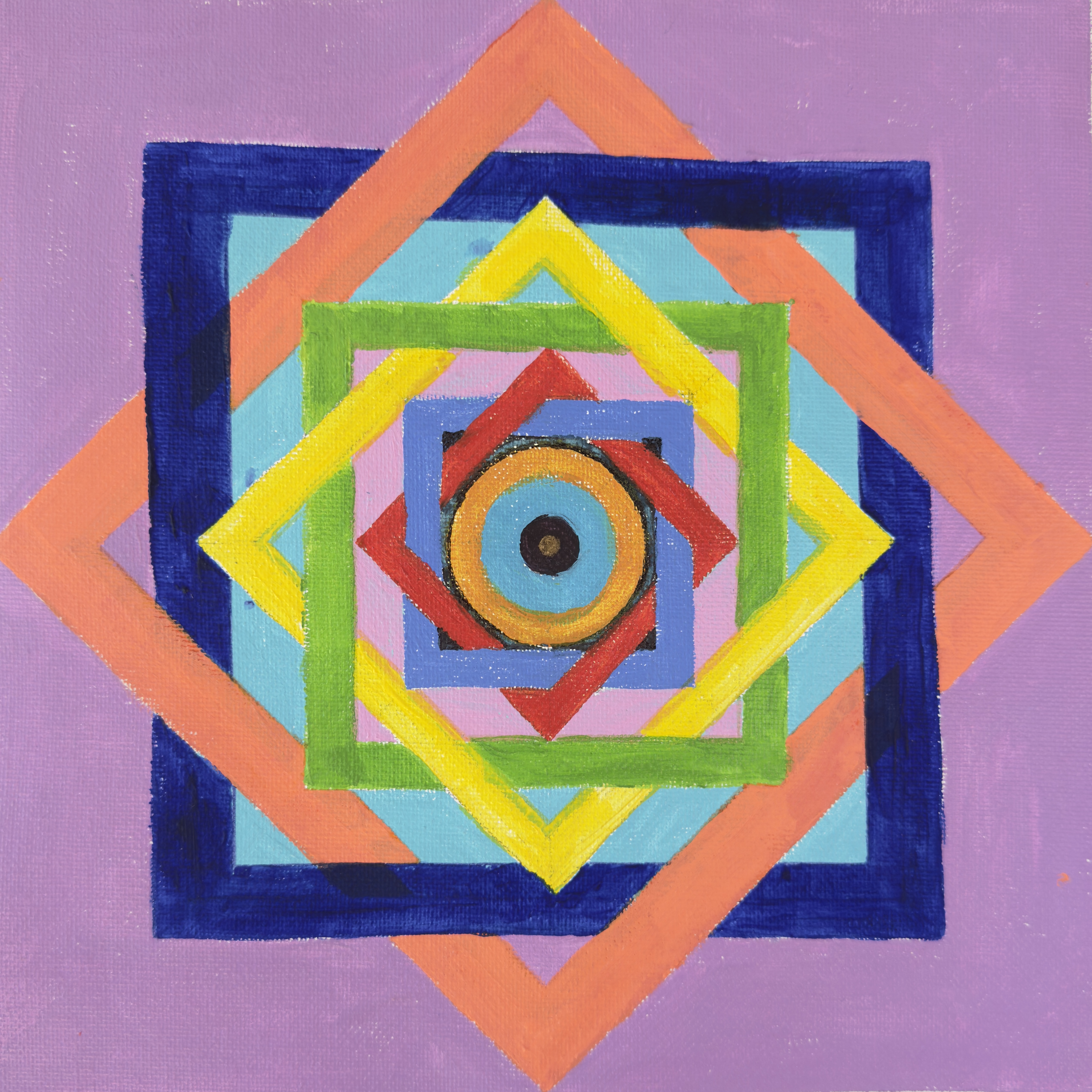 Geometric Acrylic Abstract Art