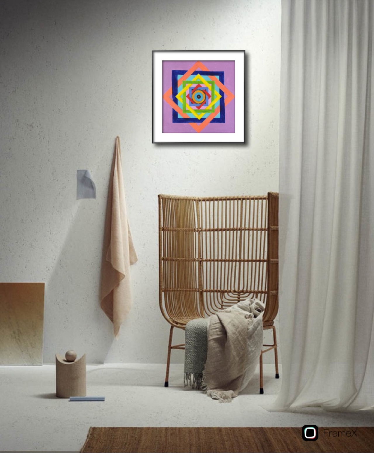 Geometric Acrylic Abstract Art