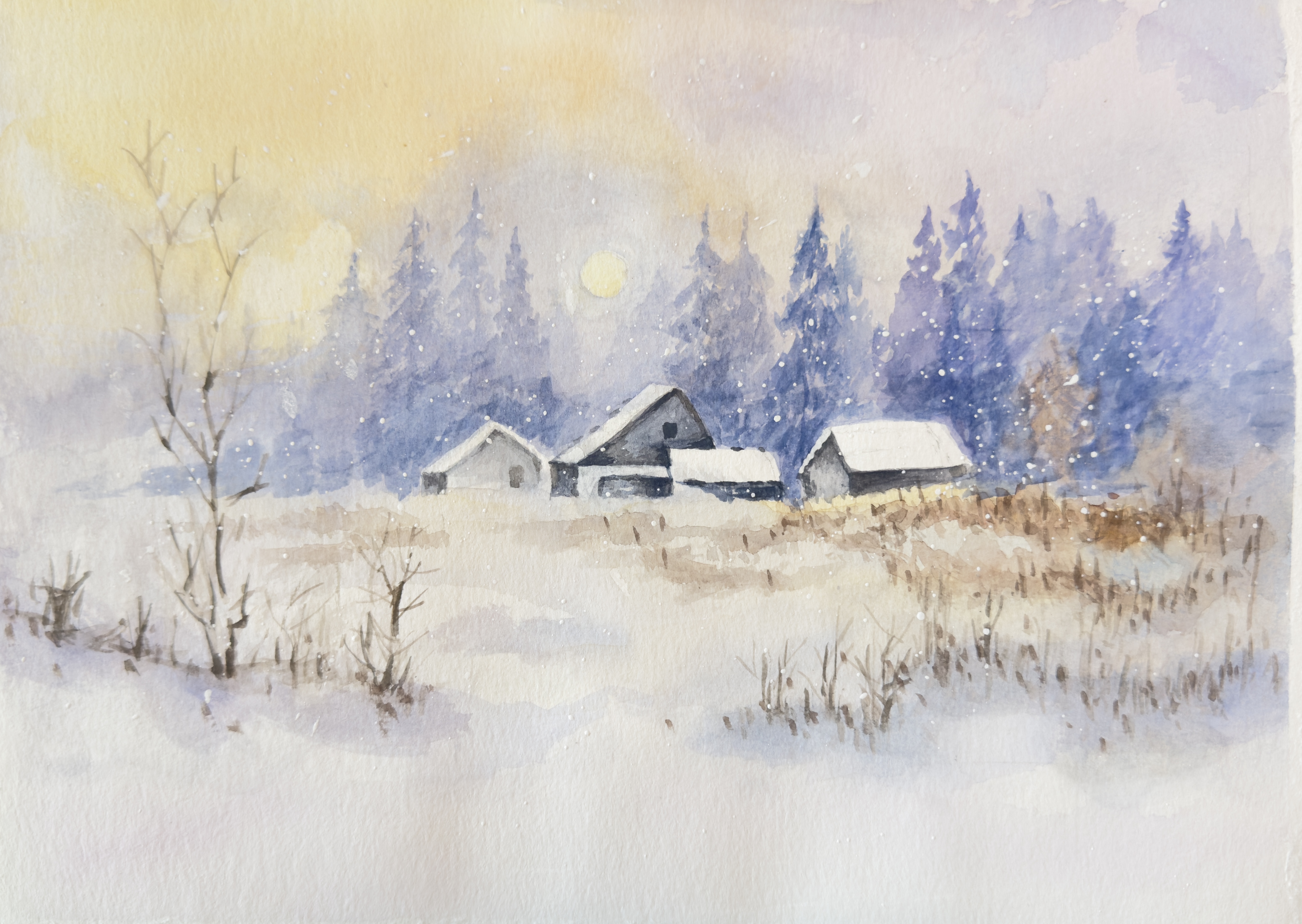 Winter Landscape Art