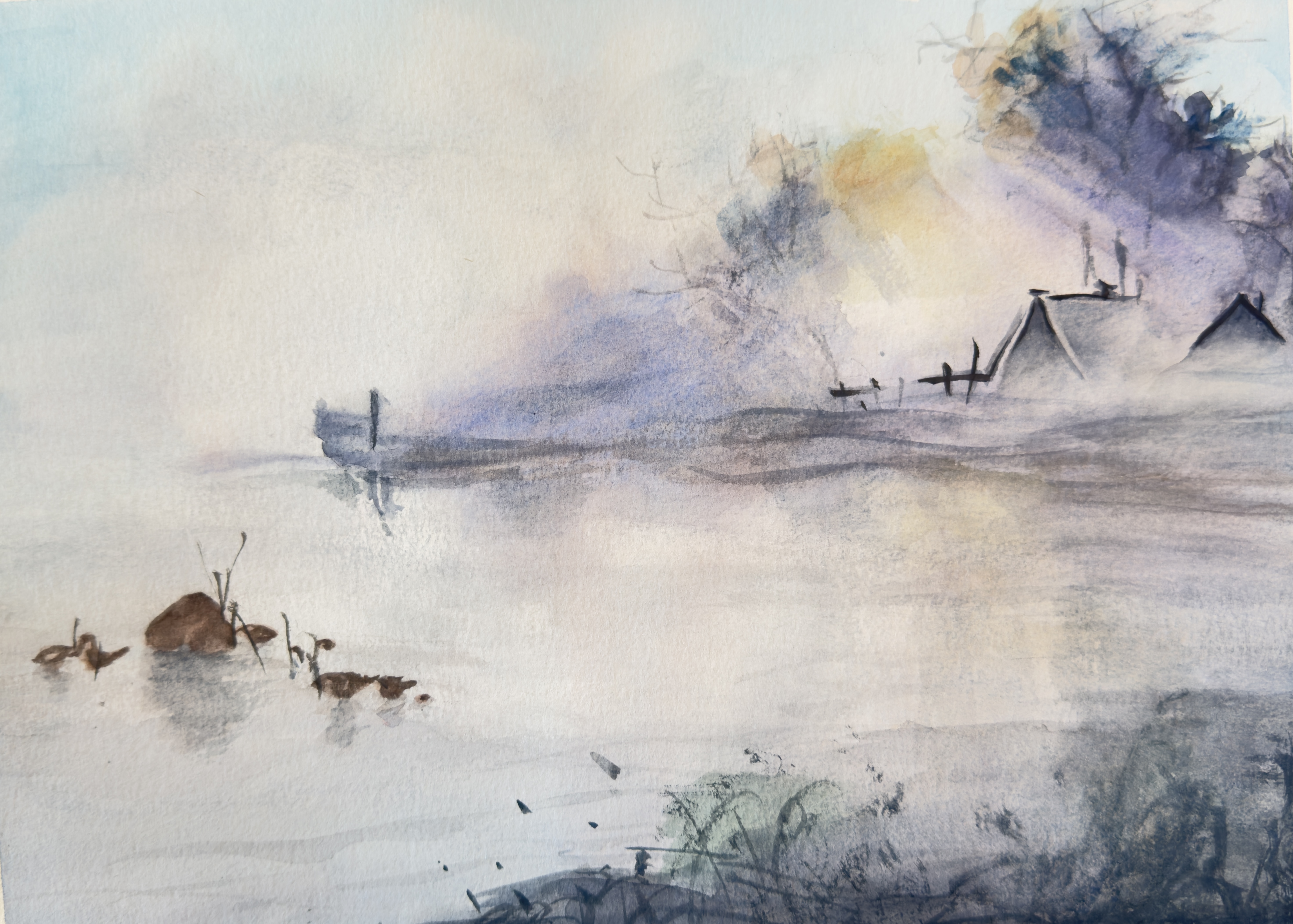 Serene Landscape Painting