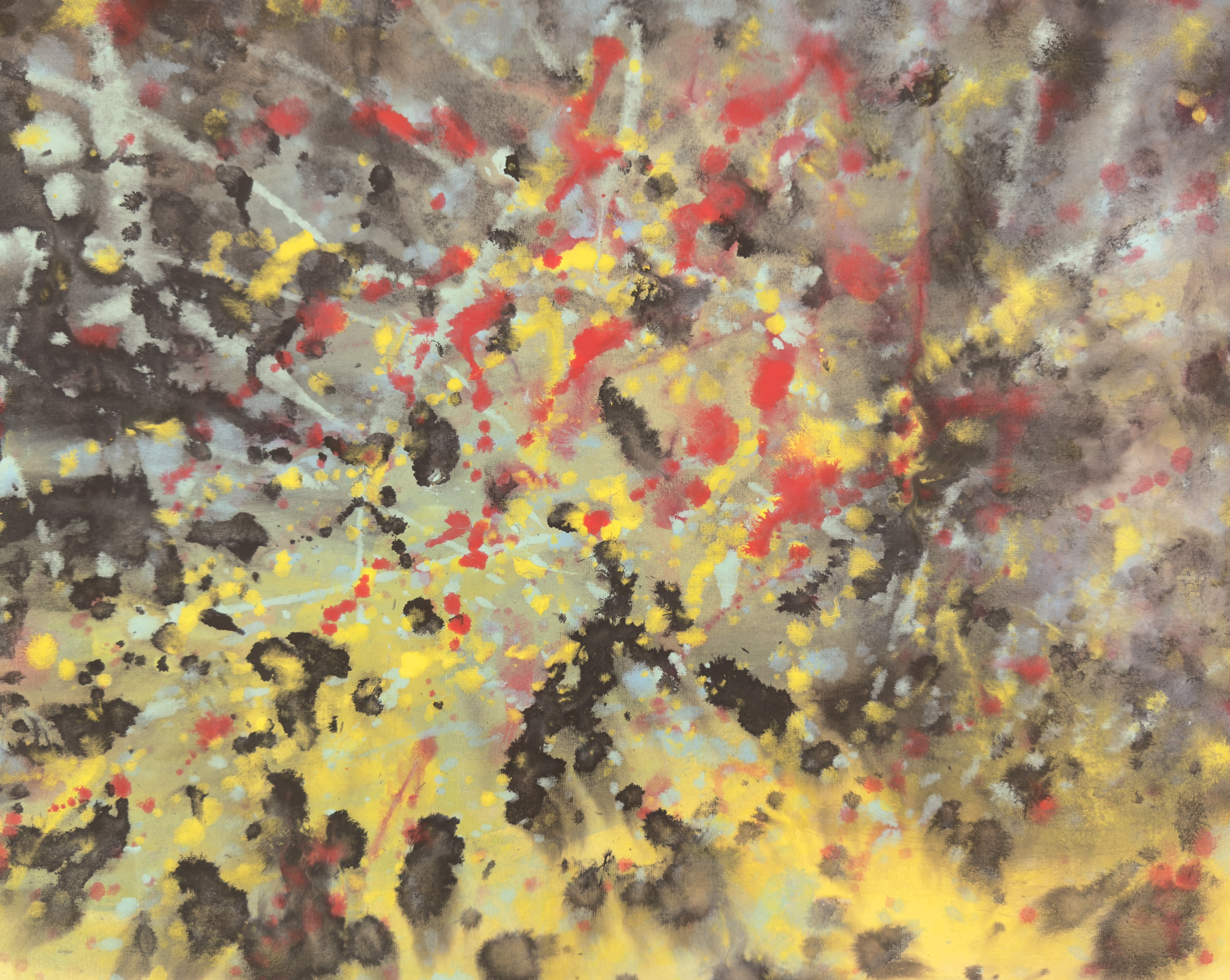 Abstract Ink Painting