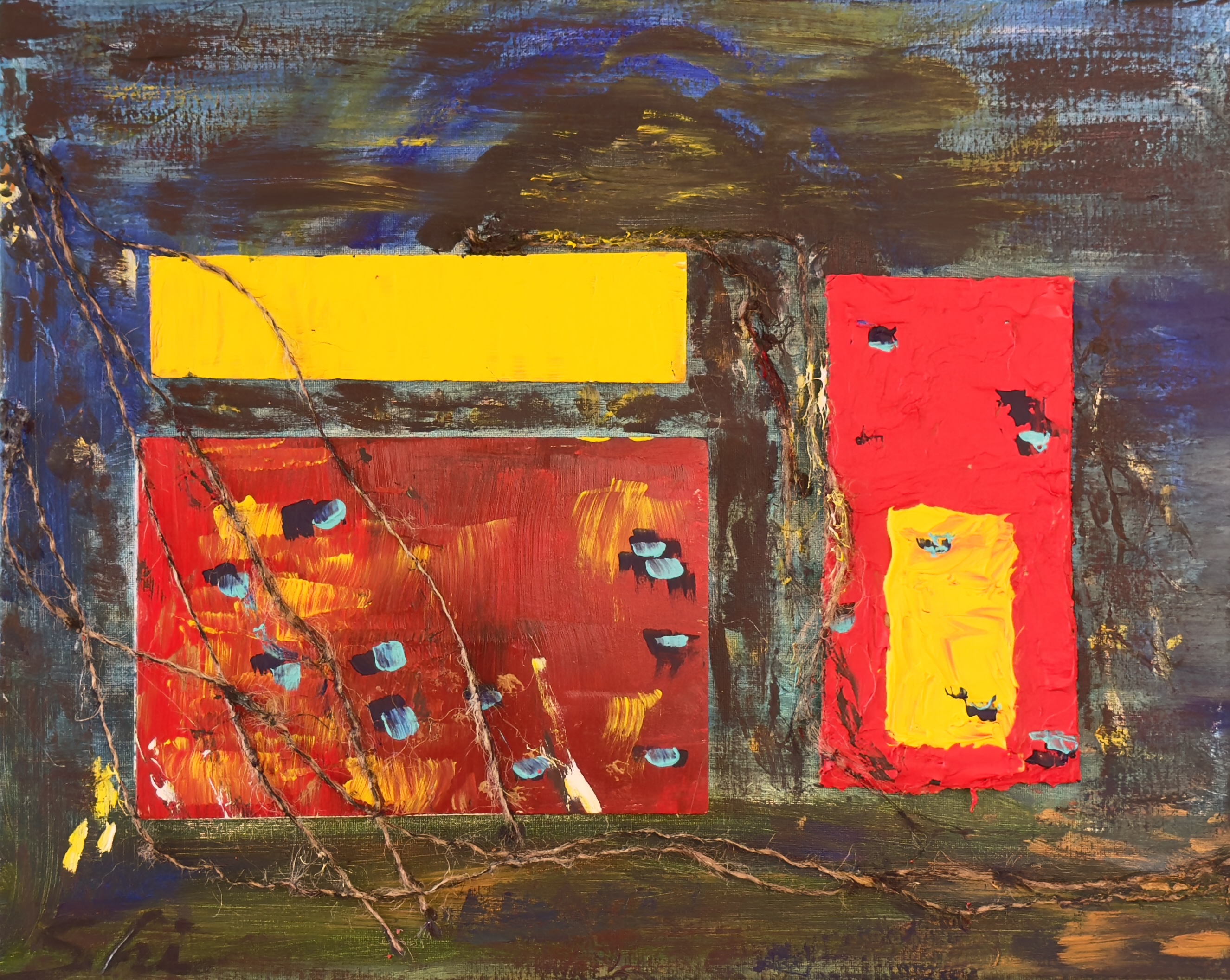 Abstract Colorful Painting