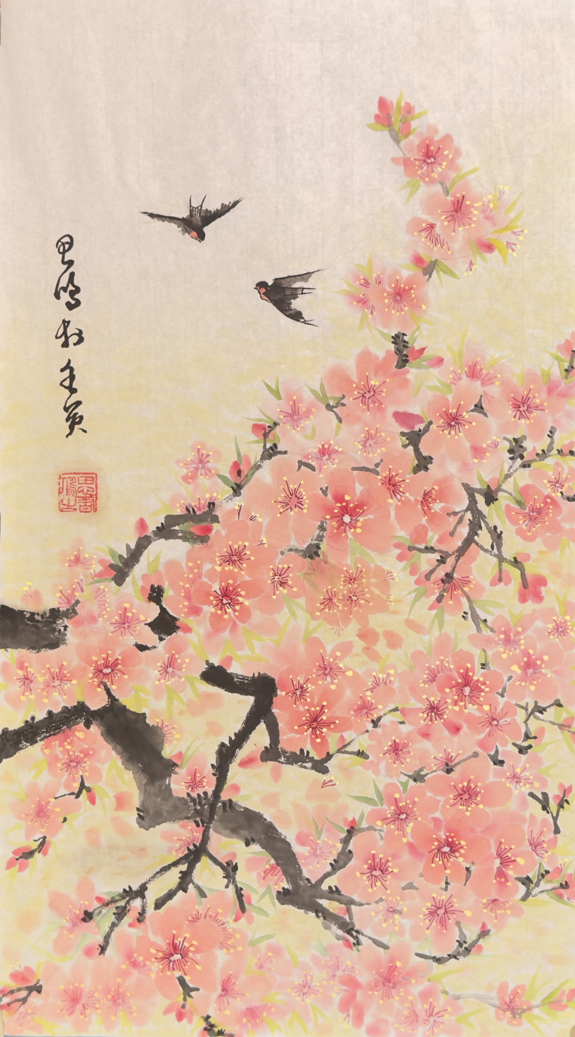 Cherry Blossom Painting