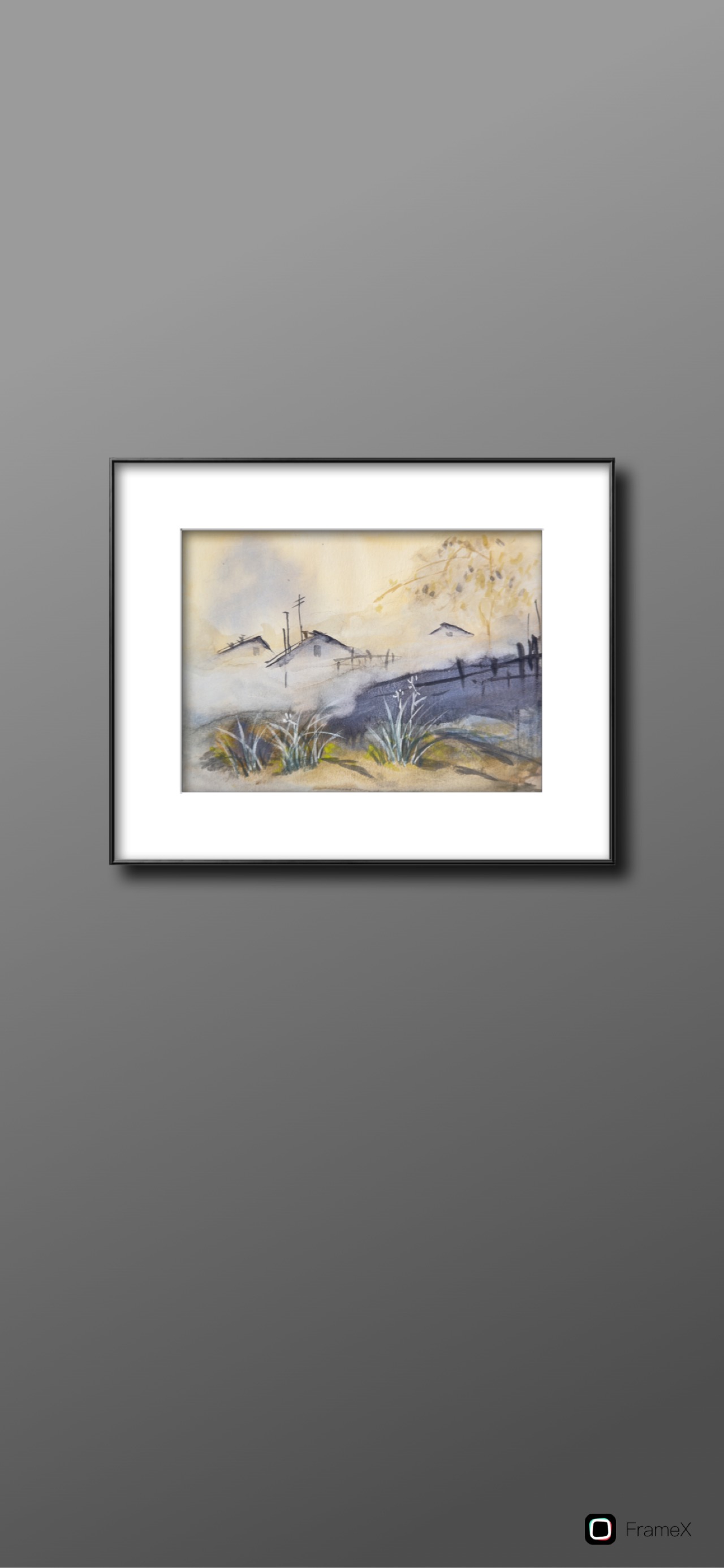 Watercolor Landscape Painting