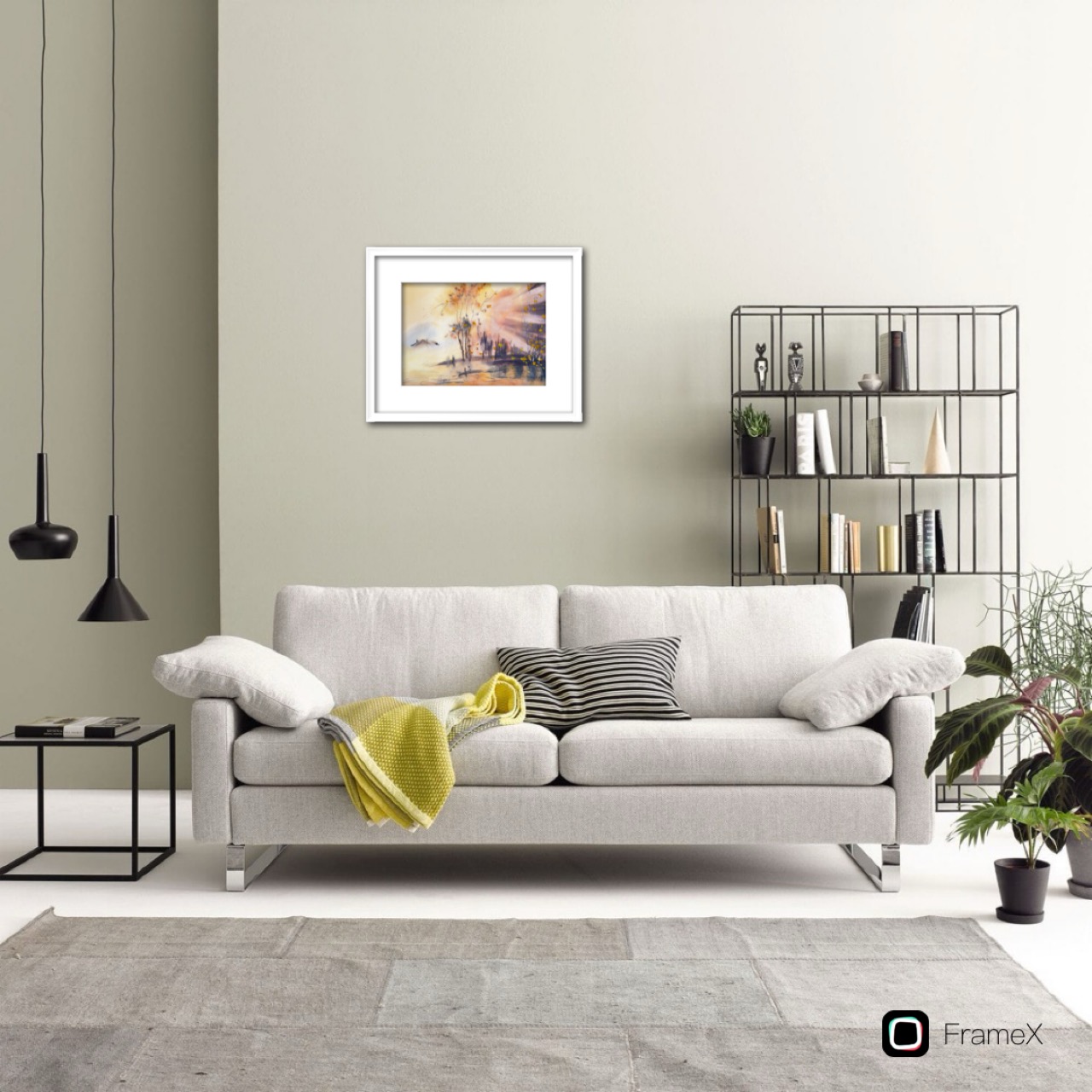 Sunlit Autumn Painting