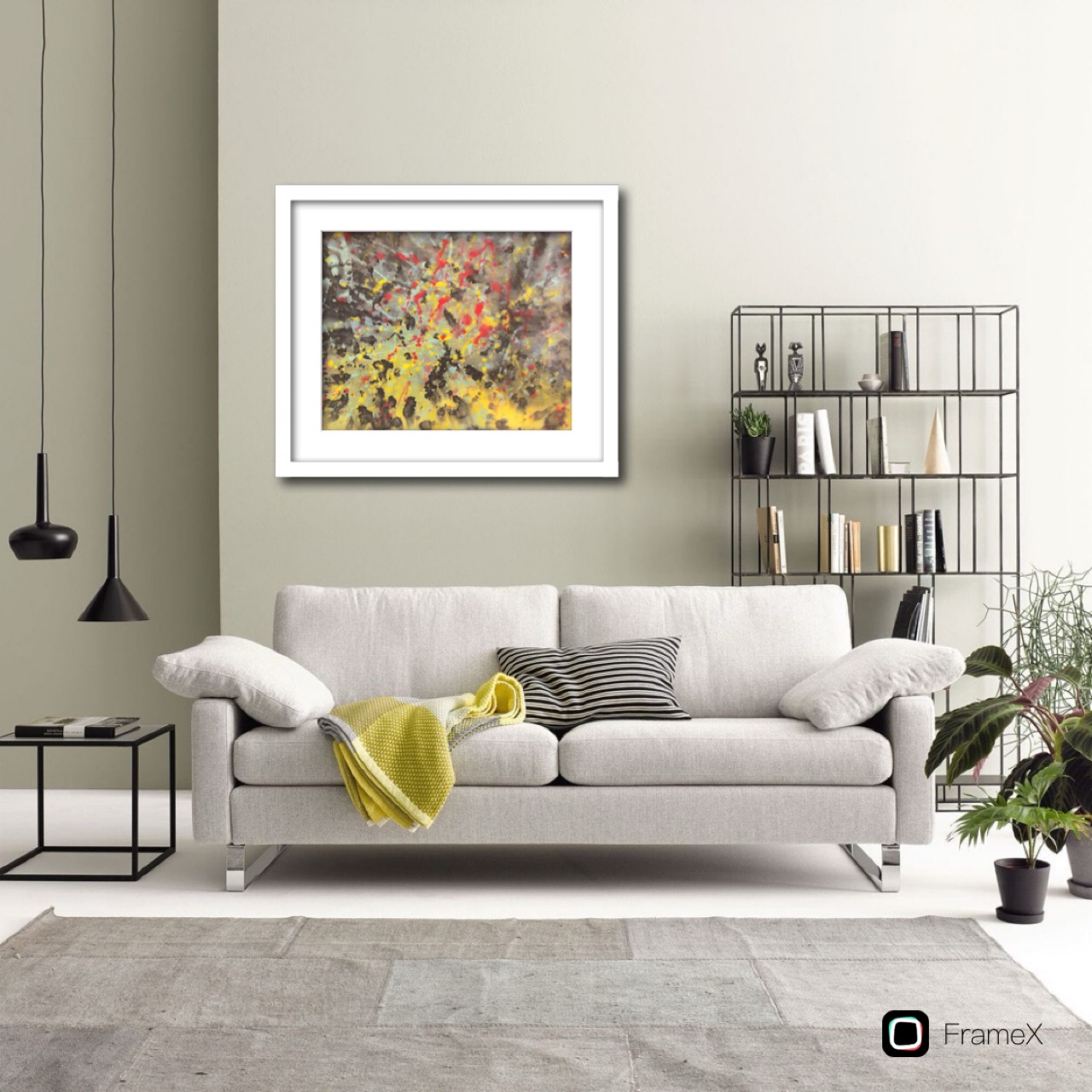 Abstract Ink Painting