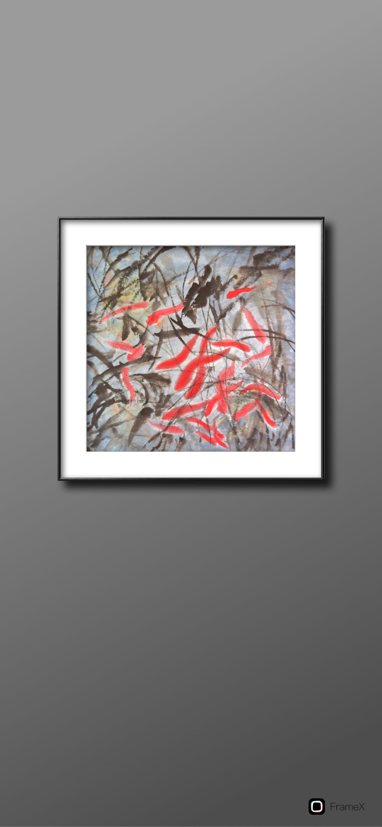 Abstract Ink Painting