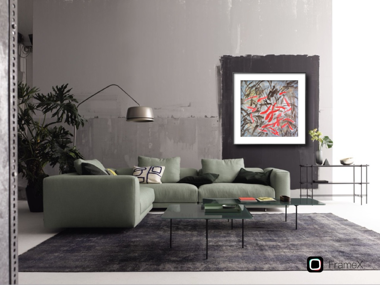 Abstract Ink Painting