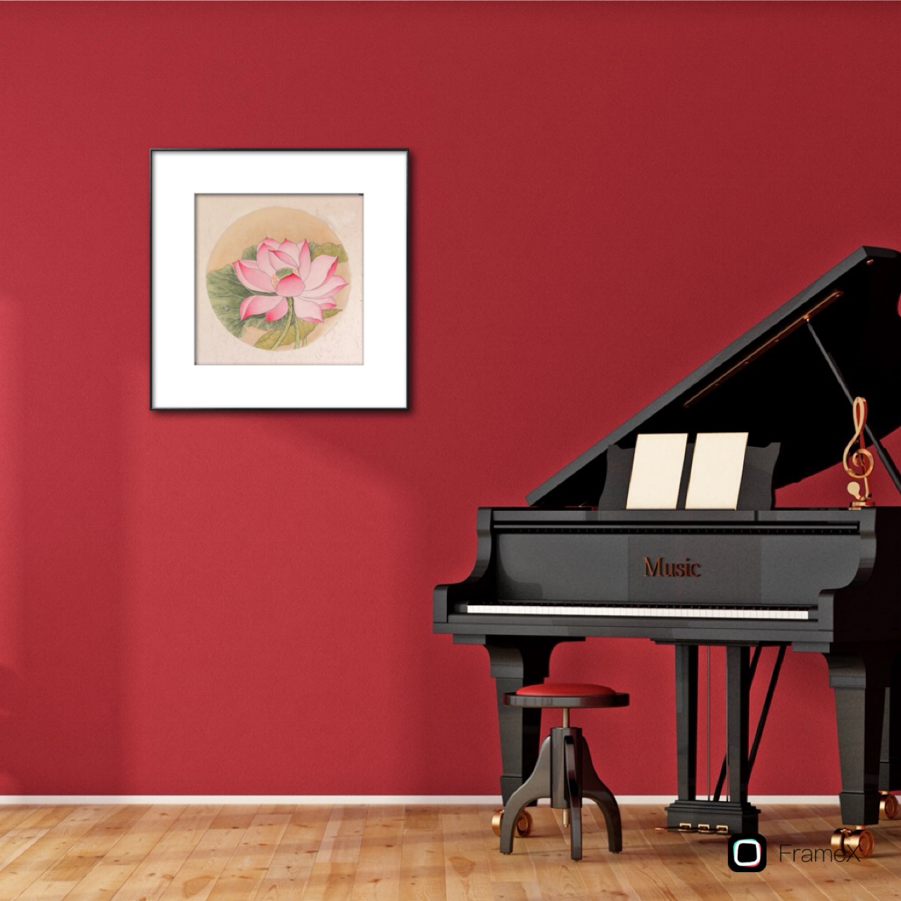Lotus Flower Painting