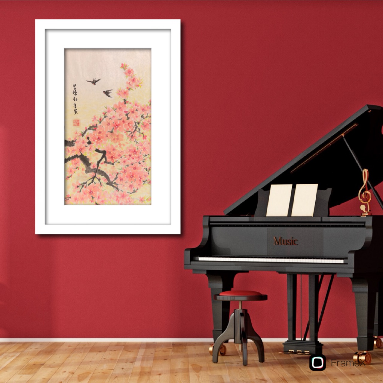 Cherry Blossom Painting