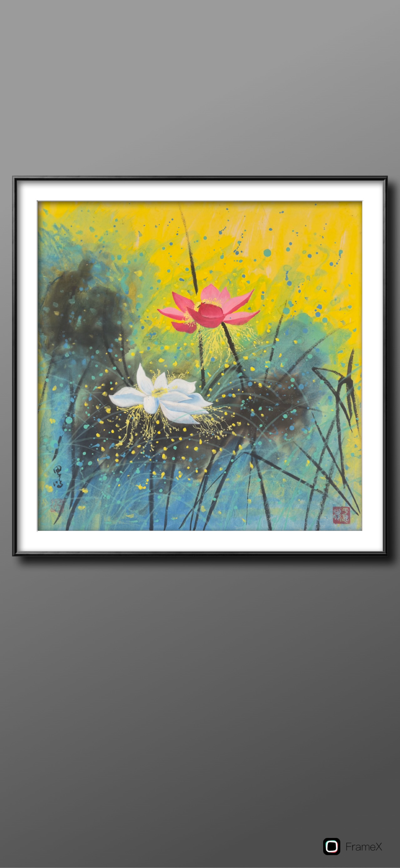 Lotus Flower Painting