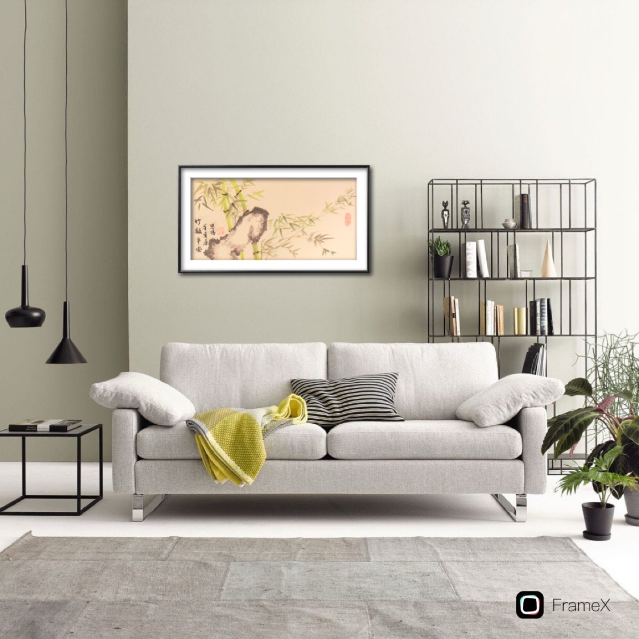Chinese Bamboo Brush Painting