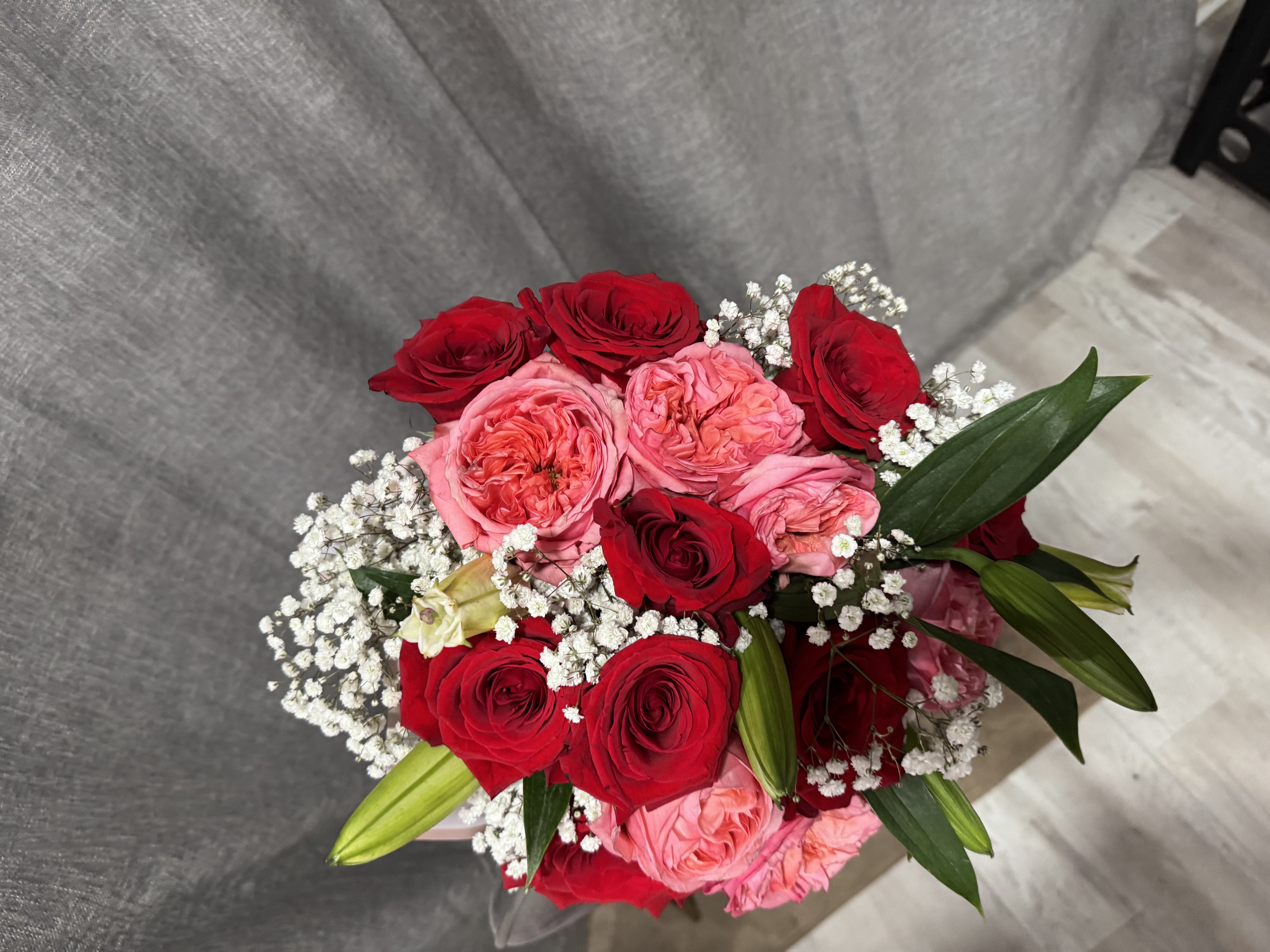 Pink and Red Roses 