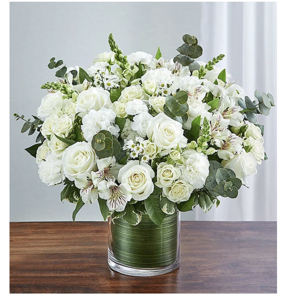 Elegant White Rose Bouquet