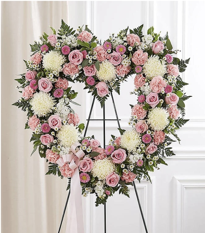 Heart-Shaped Floral Wreath