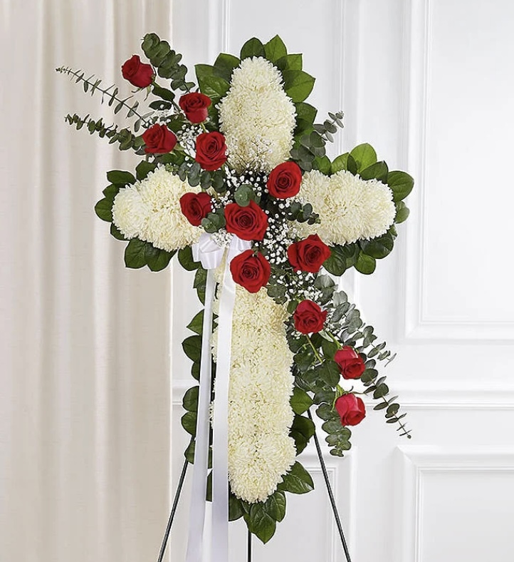Floral Cross Arrangement