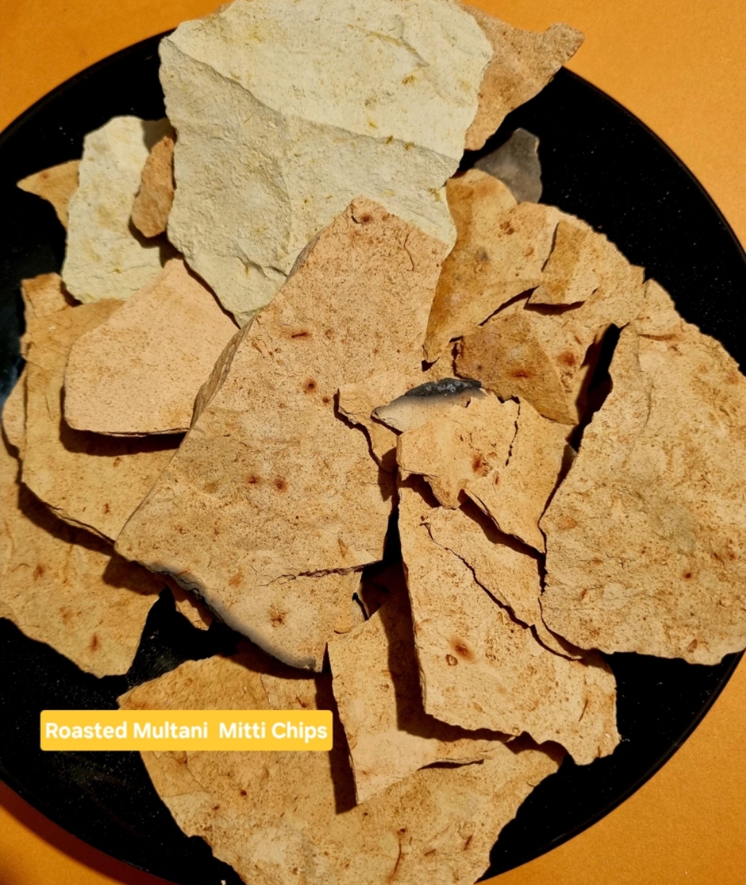 Edible Clays Roasted Multani Mitti chips