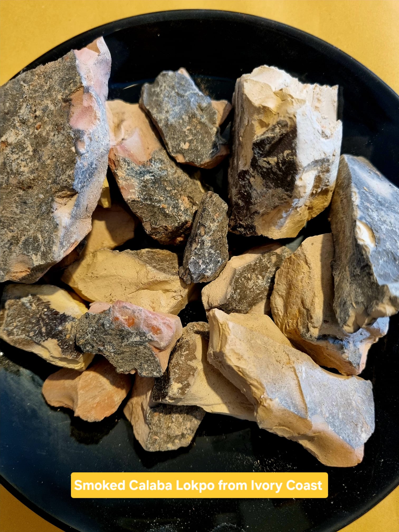 Edible Clays Smoked Calaba Clay from Ivory Coast Edible Clay