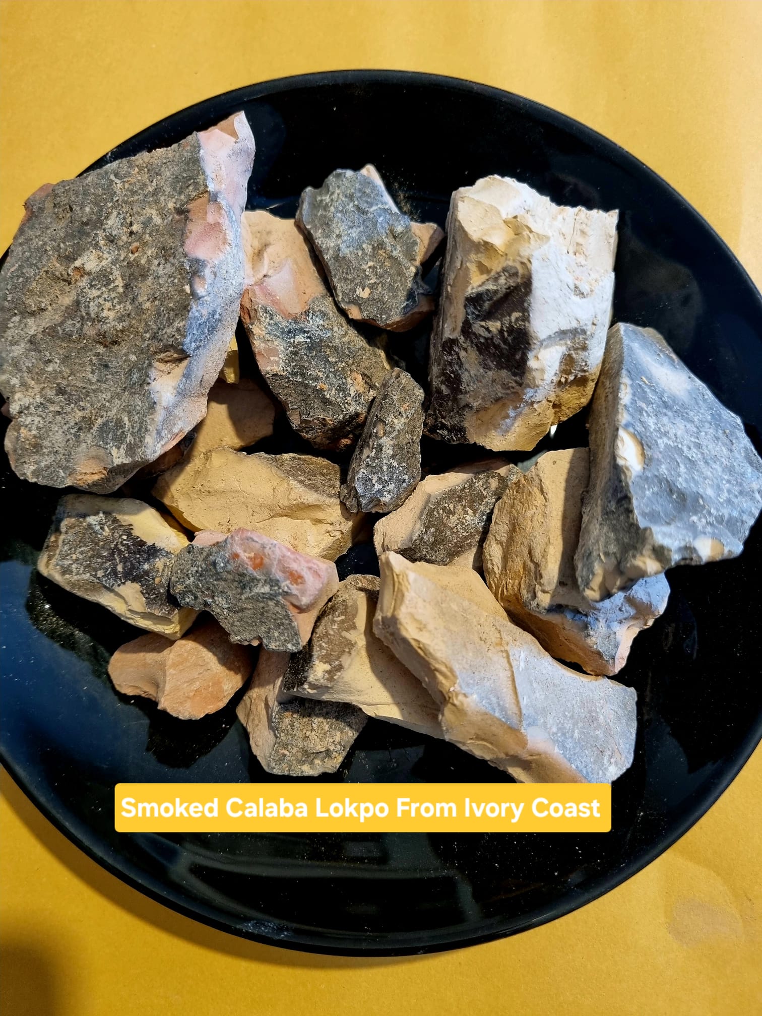 Edible Clays Smoked Calaba Clay from Ivory Coast Edible Clay