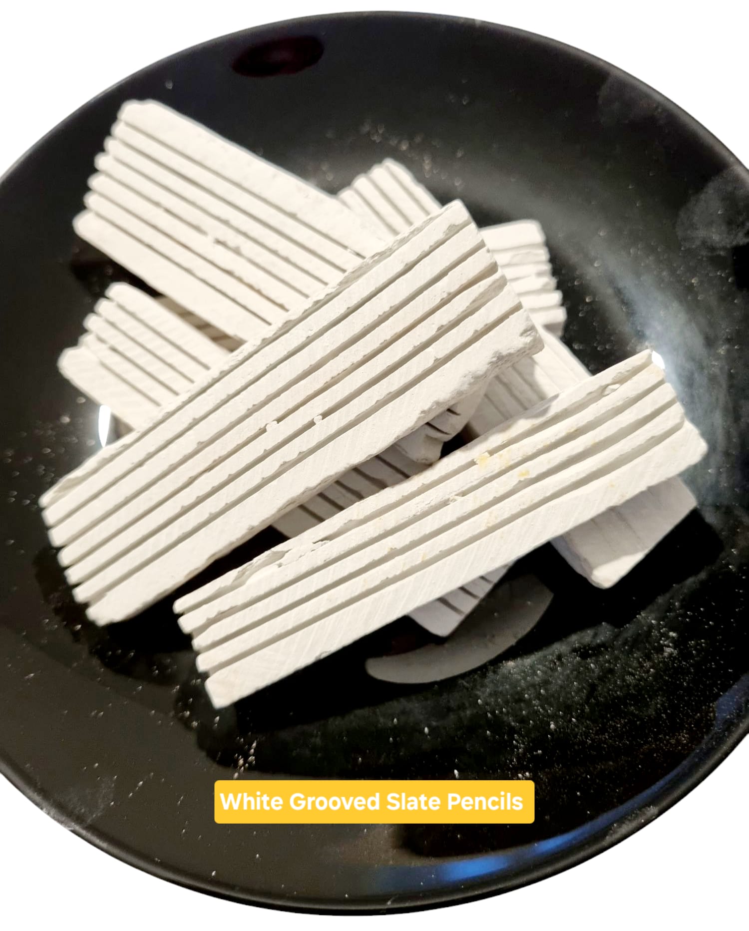 Edible Slate White Grooved Slates