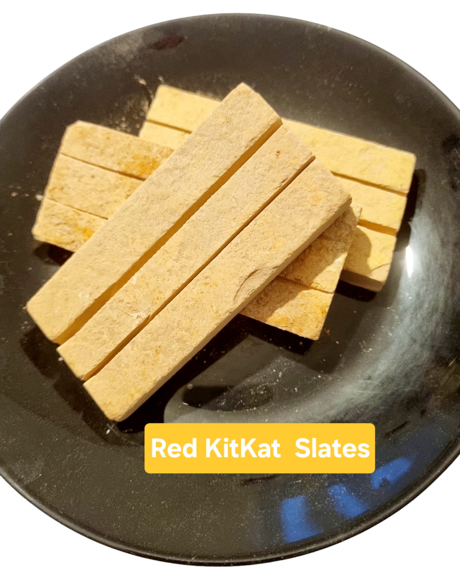 Edible Slate Red KitKat slates
