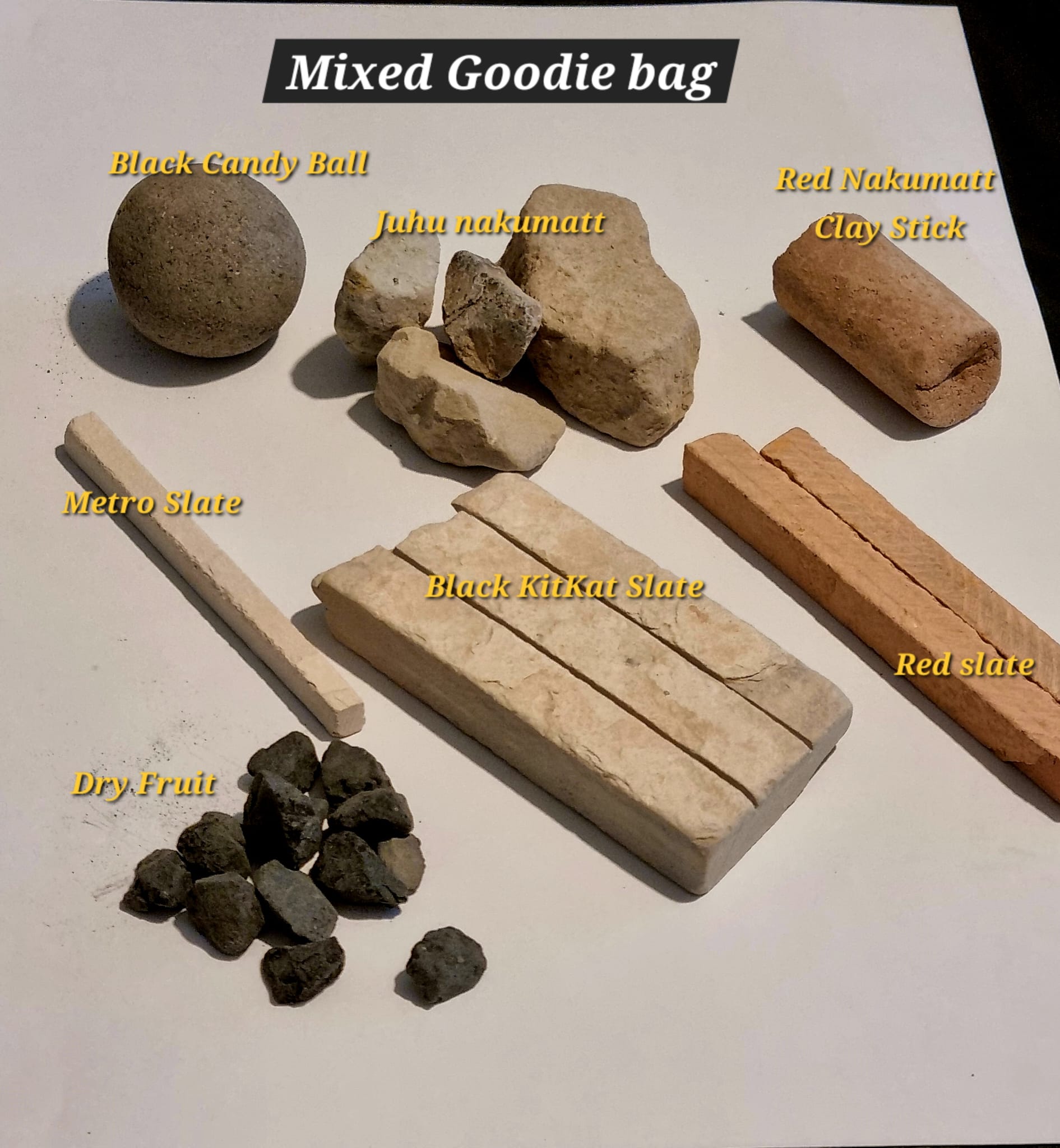 Mixed Pack Edible Slates Cookies Clay 290grams