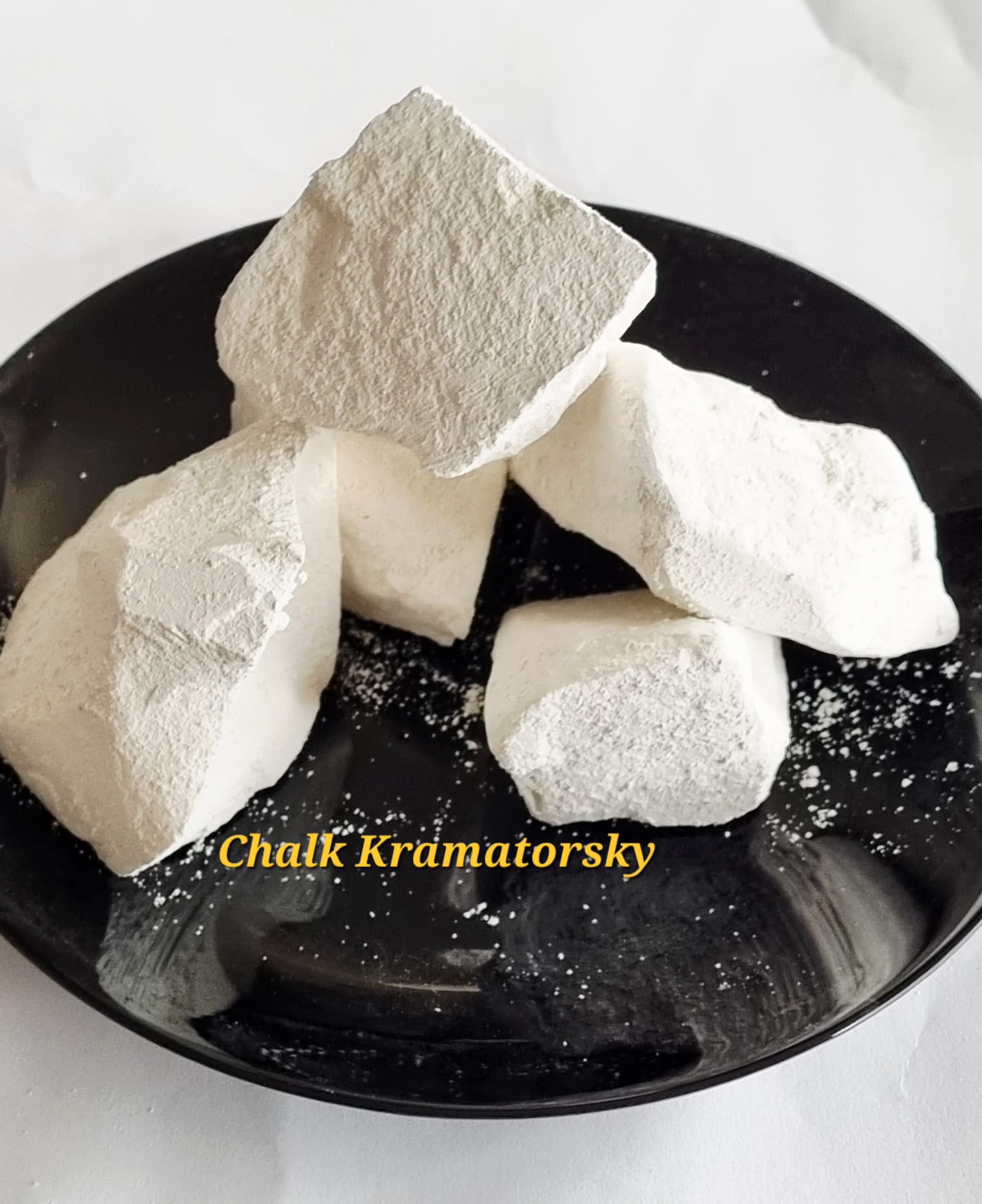 Edible Kramatorsky Chalk Natural, Crunchy & Earthy 