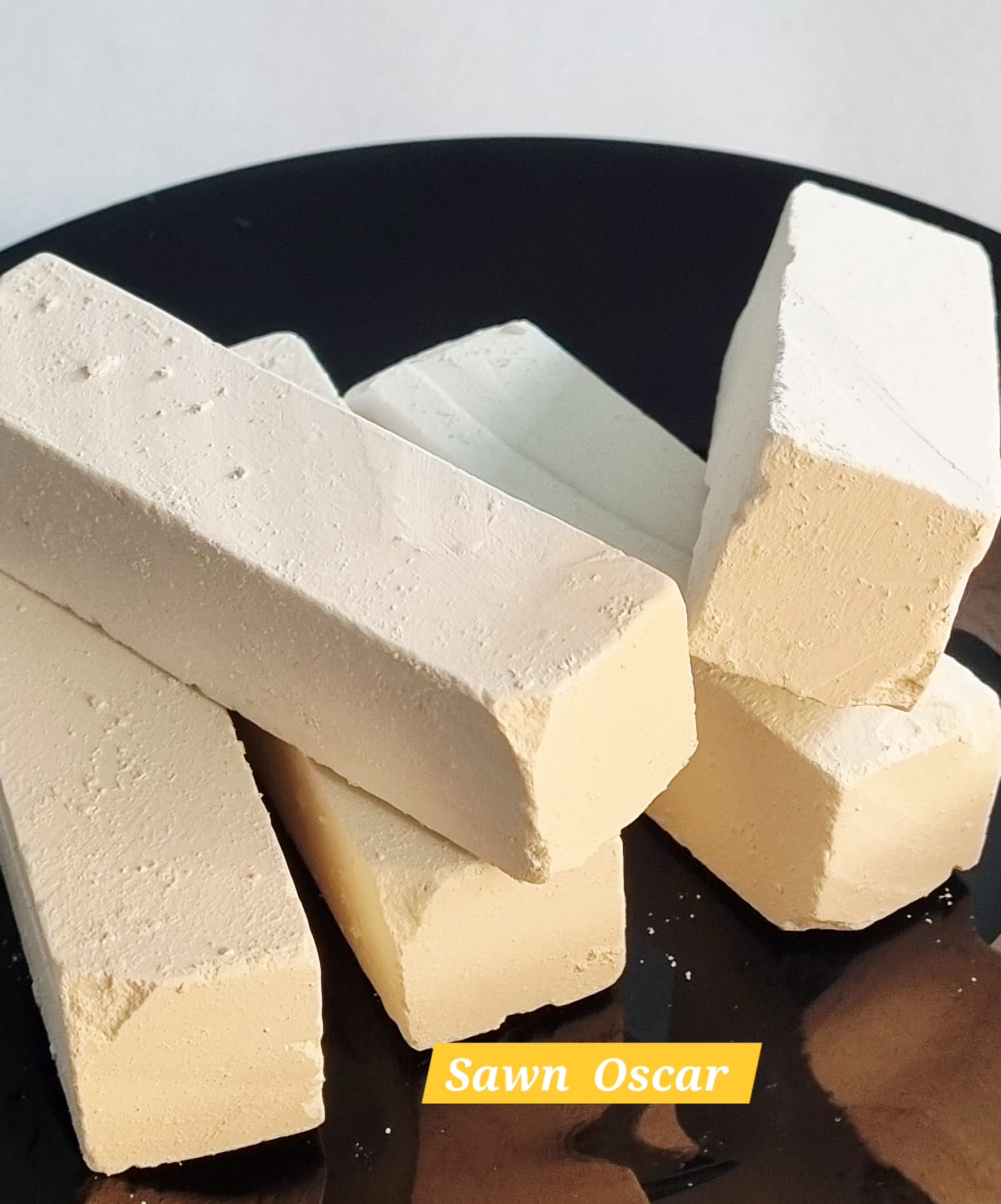 Sawn Oscar Edible Chalk - Natural Ukrainian Chalk Bars
