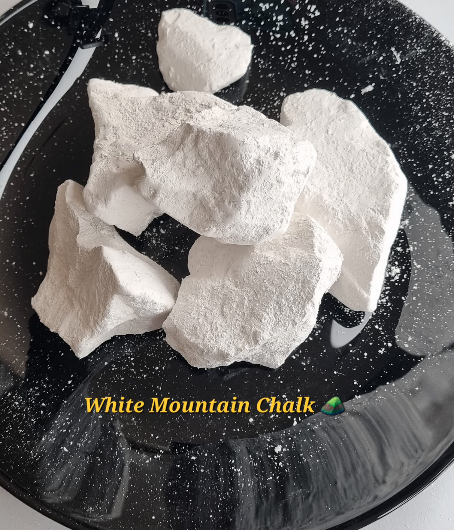 Edible White Mountain Chalk  Pure Natural & Earthy
