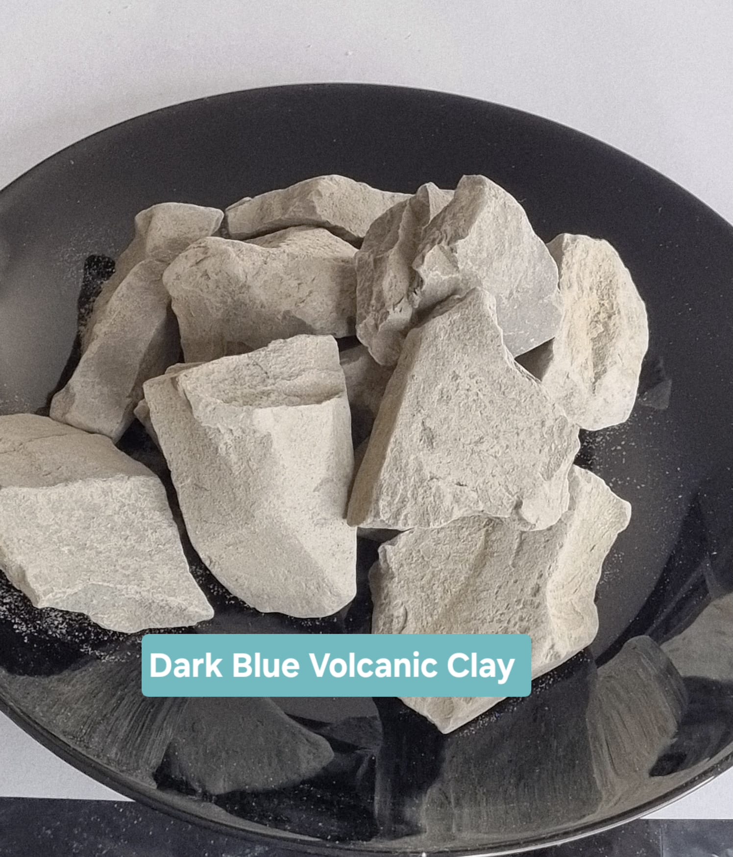 Dark Blue Volcanic Clay Edible Earth