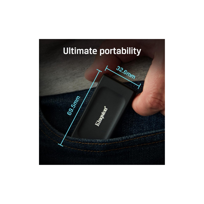 HD EXT. 2.5' SSD 1TB KINGSTON USB 3.2 PORTÁTIL