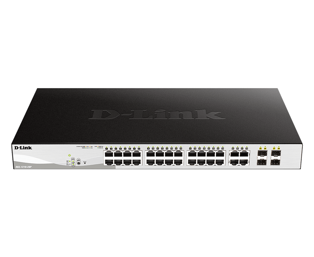 SWITCH 24 DLINK 10/100/1000 POE SMART MANAGED
