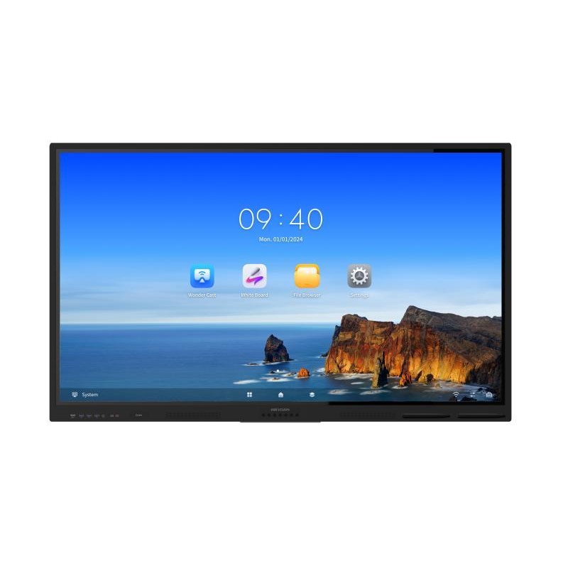 PAINEL INTERACTIVO 65' HIKVISION 4K ANDROID 8GB Model: DS-D5B65RB/EL