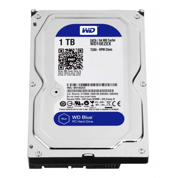 HD INT 3.5" 1TB WD AZUL SATAIII 6G/S 7200RPM