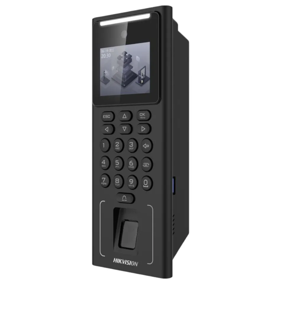 BIOMETRICO HIKVISION K1T321 C/ REC. FACIAL/IMP.DIGITAL/PIN/CARTÃO Model: DS-K1T321MFWX