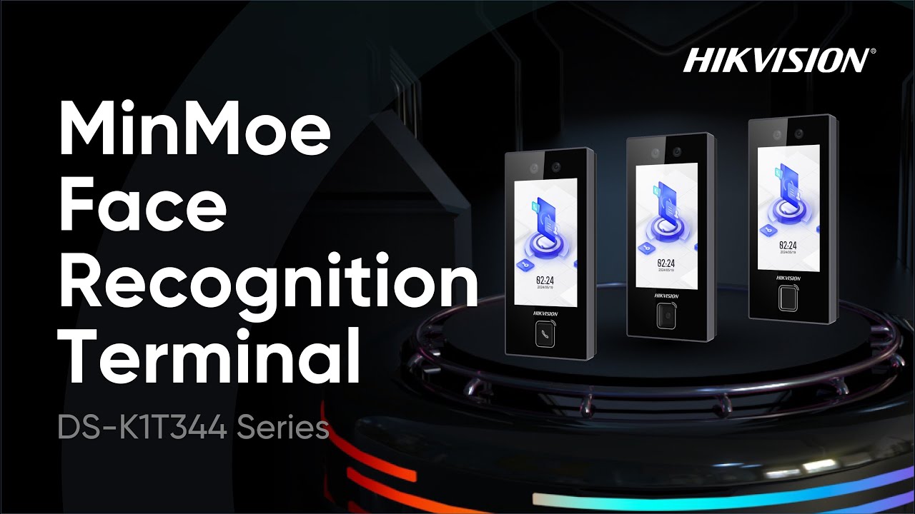 BIOMETRICO HIKVISION K1T344 REC.FACIAL 4.5' IMP.DIGITAL/CARTÃO Model: DS-K1T344MBFWX-E1