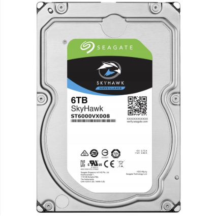 HDD SEAGATE SKYHAWK 3.5" 6TB SATA 6GB/S 256MB CACHE