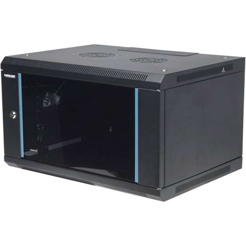 ARMARIO 12U 600X450 INT 19" AÇO PRETO