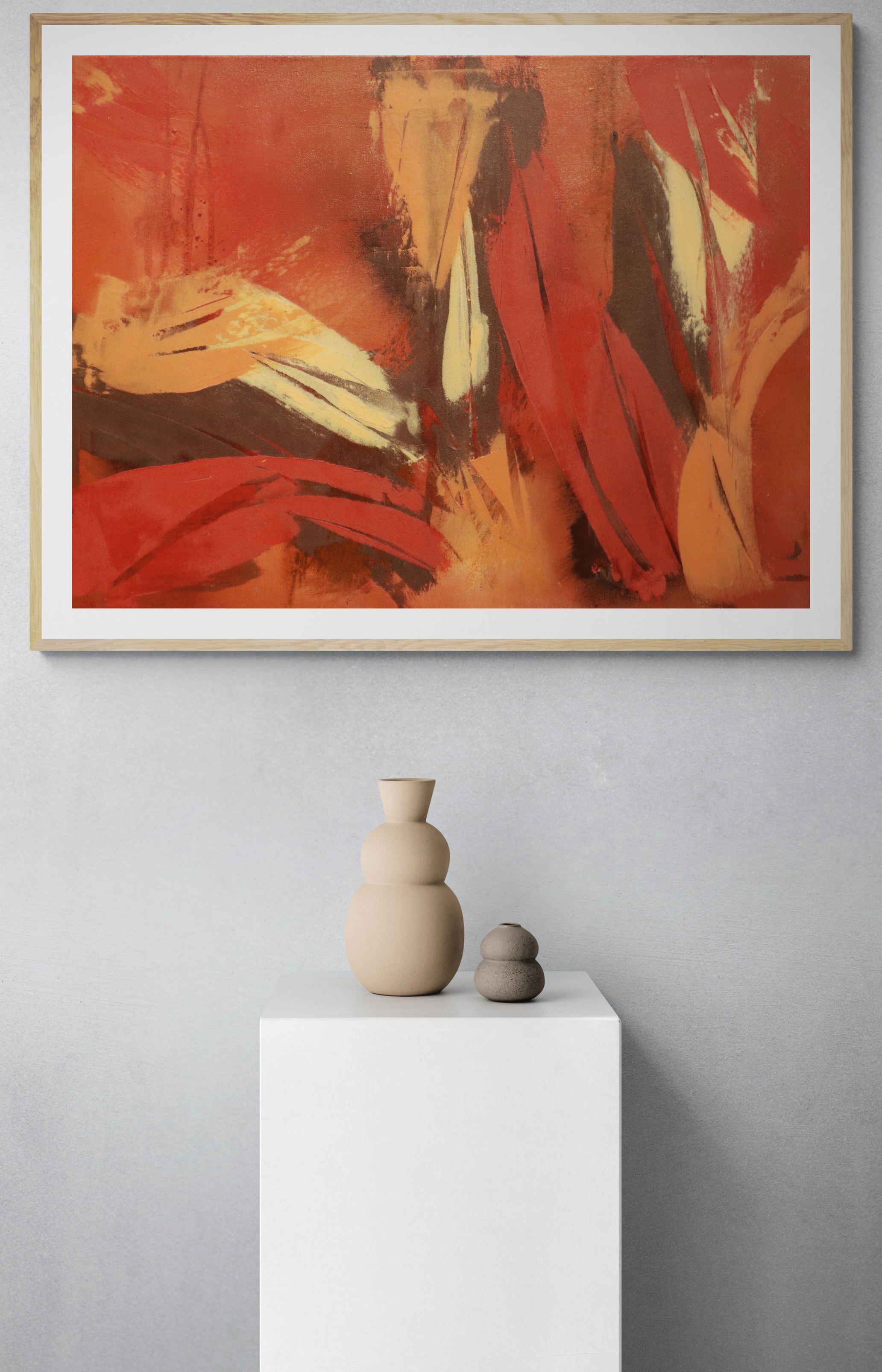 Serenity 1 & 2 Abstract Painting Set