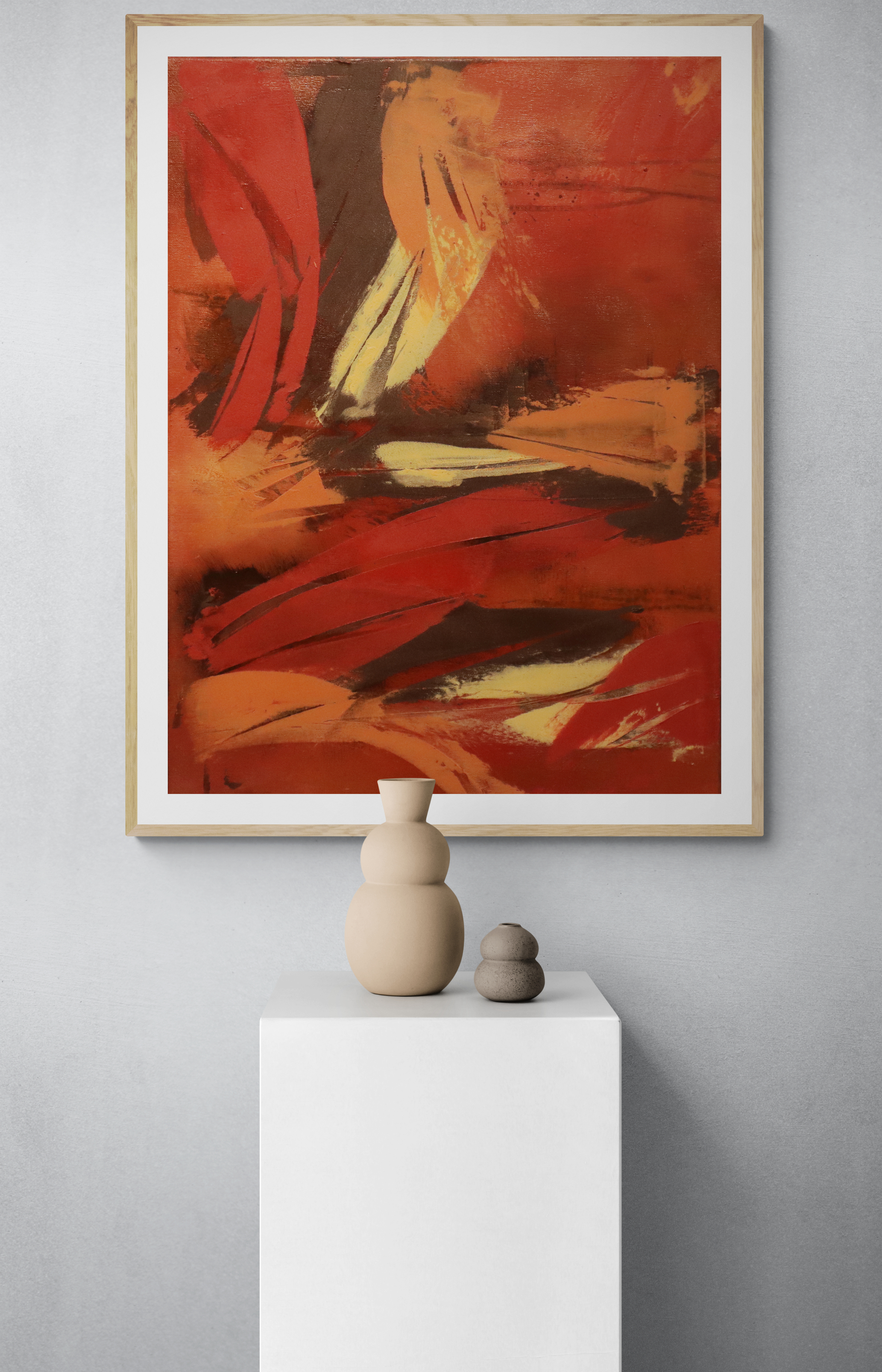 Serenity 1 & 2 Abstract Painting Set